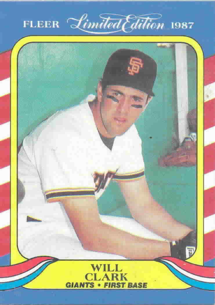 1987 Fleer Limited Edition Baseball Cards